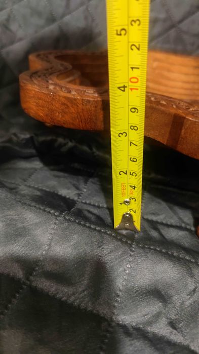 Индийски панер  с дърворезба сгъваем