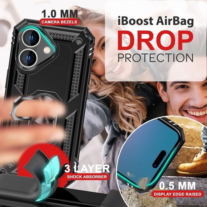 Удароустойчив Кейс RingCase за Apple iPhone 16 - Супер защита