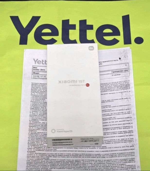 КАТО НОВ 512GB Xiaomi 15T | 15 T Гаранция Yettel 3г. 2028 Gray | Сив
