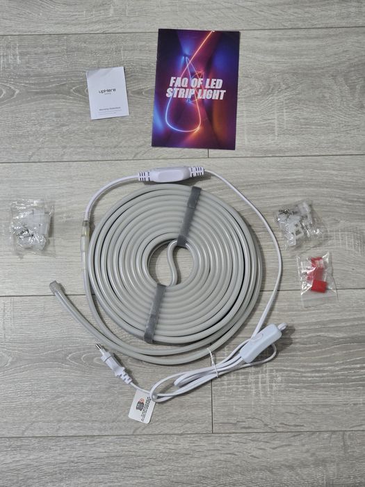 Bandă LED Neon SUCIKORIO 10m – 4000K, 230V, Waterproof, 120 LED/m