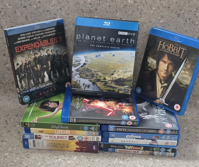 REZERVAT Lot 13 Blu-ray originale – Planet Earth BBC, Hobbit, Star Wars, Disney