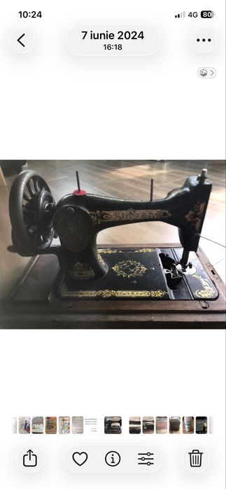 Scaune, masina de cusut Singer