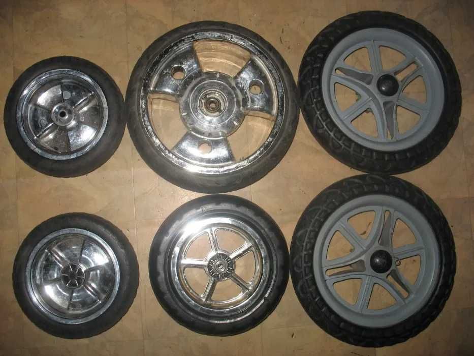 Колёса на коляски, тележки