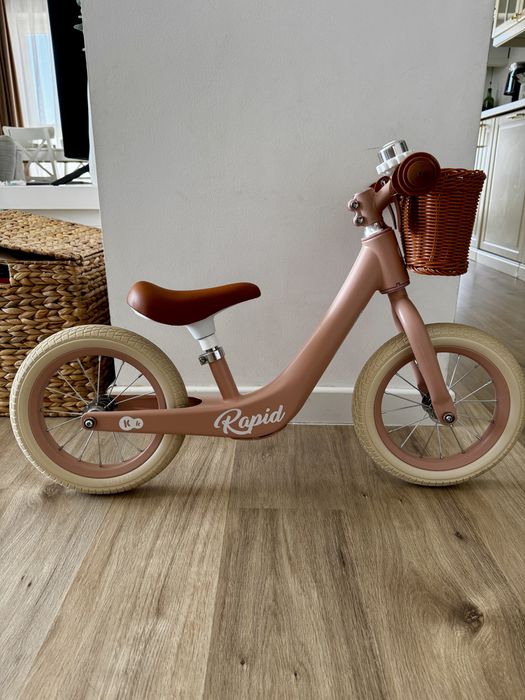 Bicicleta fara pedale Kinderkraft Rapid 2 Roz