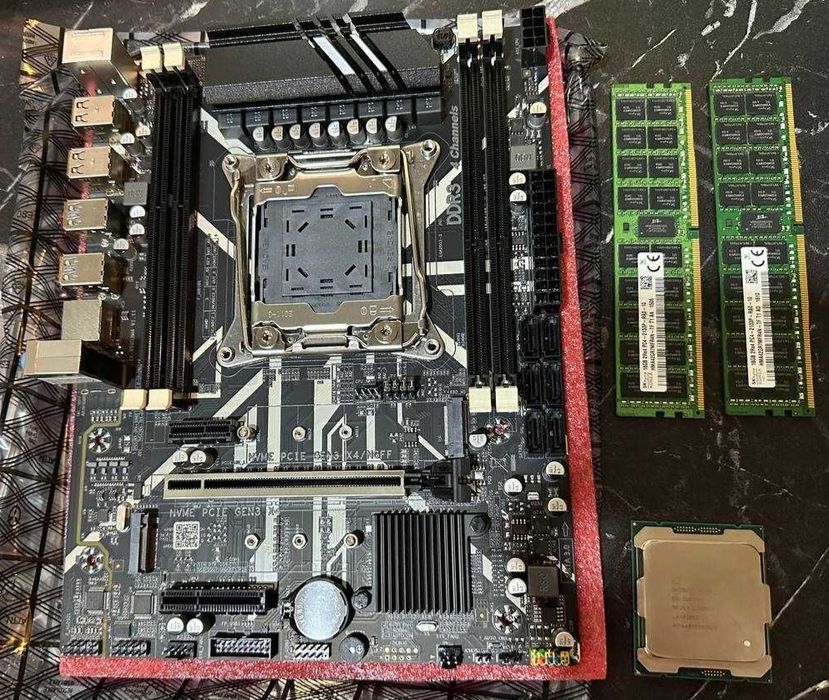 БУ комплект x99 xeon 2682 vr 2,50 ггерц SKIDKA
