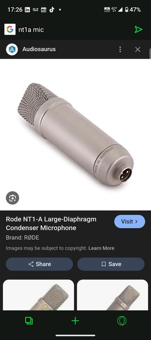 Nt1A микрофон плюс XLR - кабел
