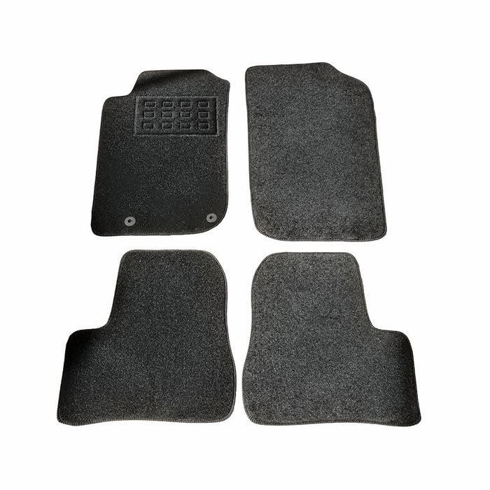 Covorase mocheta Peugeot 206 Plus 2009-> prezent, 3/5 usi, Negre, set de 4 bucati