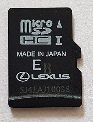 Gen8/Gen9 US Toyota Lexus EU Map 2025 год. Micro SD Card Европа Турция