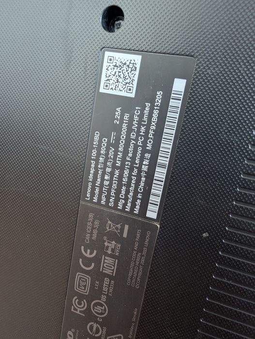Laptop Lenovo IdeaPad 100 15IBD - i5 - cu/fara ram si hdd