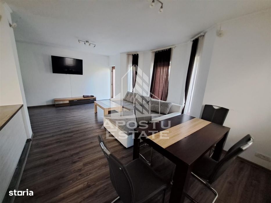 Duplex cu 4 camere,3 bai mobilat si utilat,Dumbravita