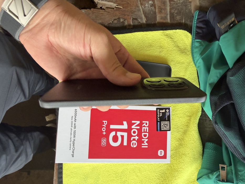 Redmi not 15 pro +5g pamit 8.256g holati ideal karopka dak bor