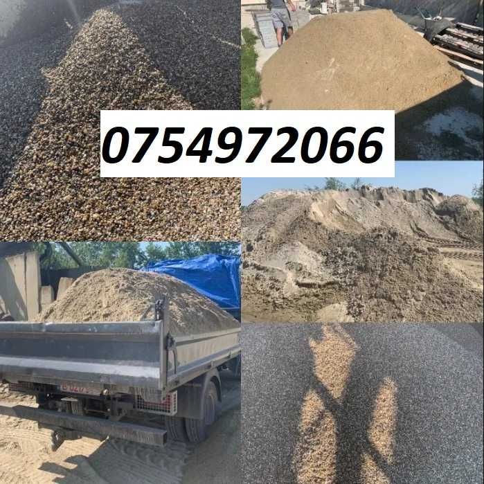 Margaritar nisip pietris calcar asfalt frezat compost calcar bobcat