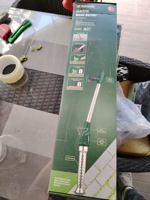 Уред за плевене с топлина.