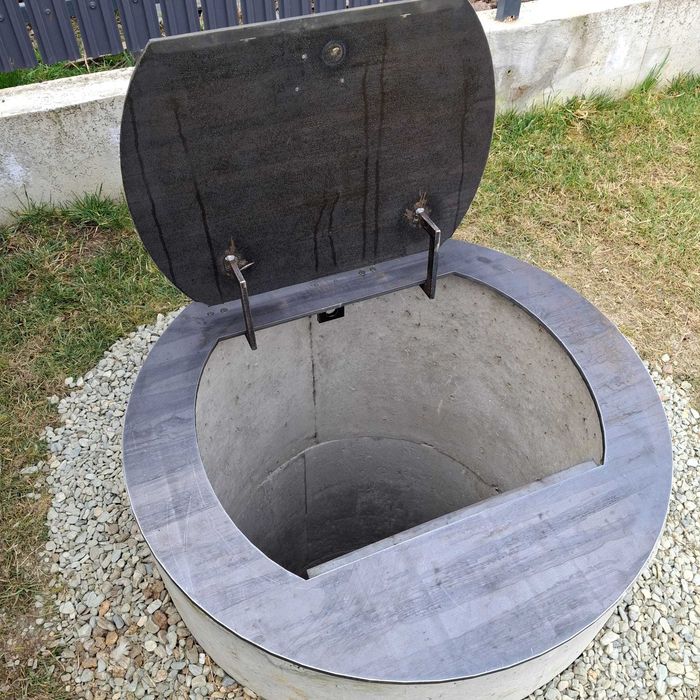 Capac metalic de Fântână  ( Put) 91 cm , Panouri de gard metalice , Carport , stalpi ,Hale , structuri acoperire