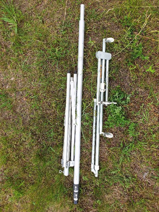 Trepiede de aluminiu pentru antene rulote, autorulote, etc