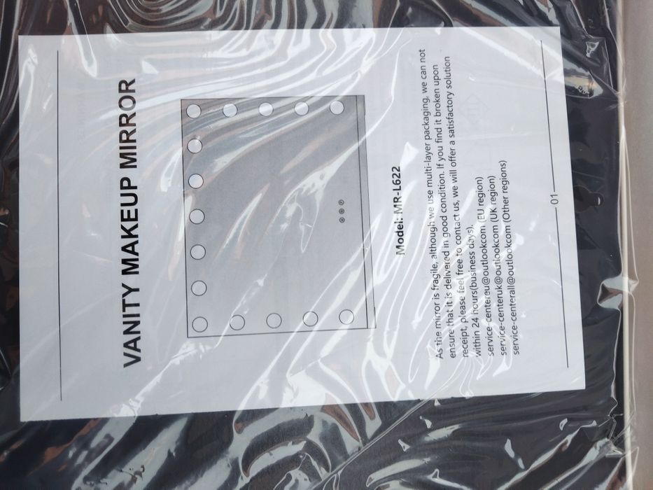 Oglindă cosmetică Dripex Hollywood, oglindă de machiaj cu 15 lumini și