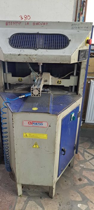 Mașină de debavurat+ Masina sudat PVC la 0 + FREZA TEU + Pantograf PVC