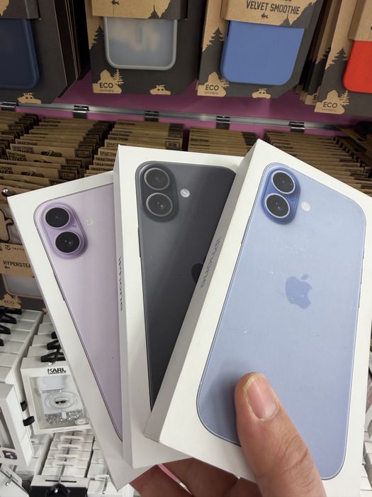 iPhone 17 256GB black,lavender,mist blue,white,запечатани,чисто нови