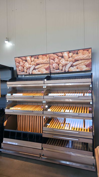 Rafturi PREMIUM , Rafturi magazin , Rafturi paine , fructe si legume , panificatie SHOWROOM