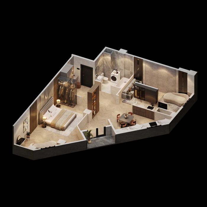 Продается 2х комнатная | Под ключ | Новостройка | Рассрочка без %