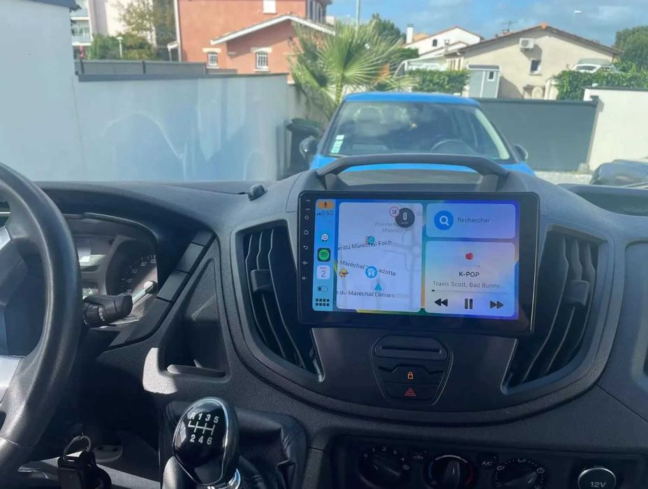 FORD TRANSIT TOURNEO CUSTOM 2015/2021 9" андроид навигация, 9672