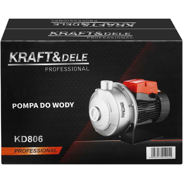 Pompa de apa pentru gradini, 80l/min, 800W, 1.25", Kraft