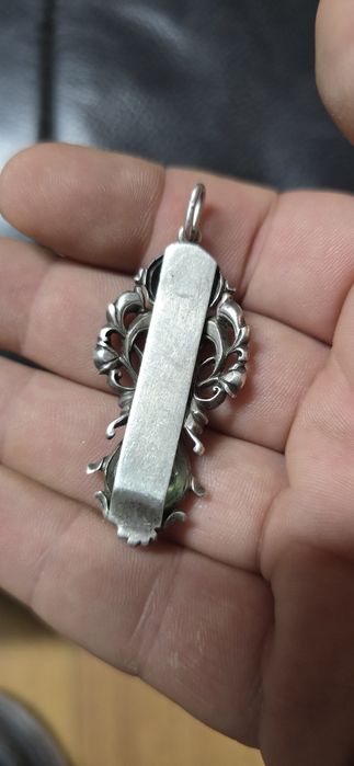 Pandant argint diamante