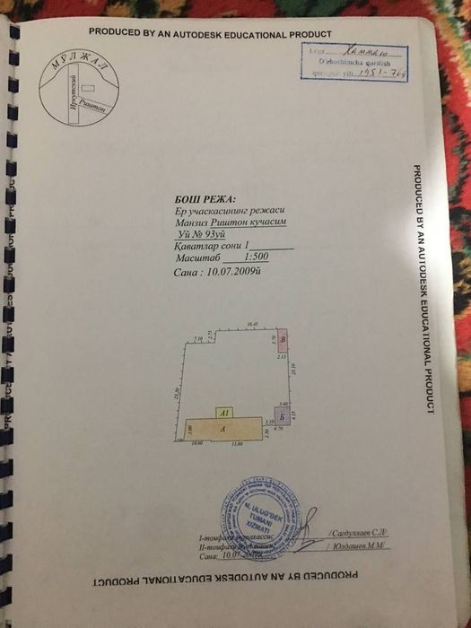 Продажа земельный участок