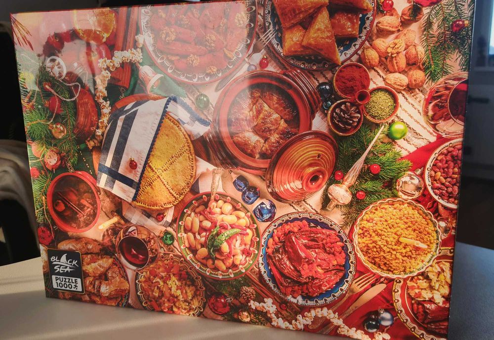 Чисто нов пъзел (неразопакован) – Black Sea puzzles Premium 1000 части + подарък