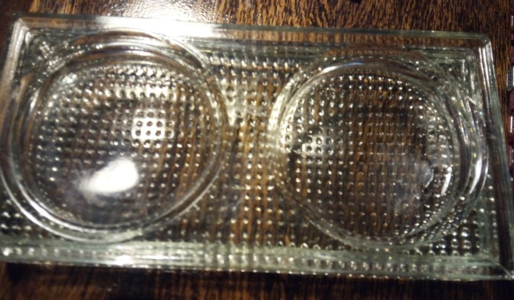 Стъклен органайзер (преспапие ) от 1989г.