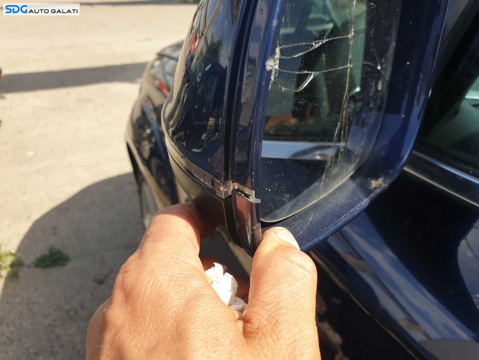 Oglinda Stanga Electrica cu Pliere Rabatare Audi Q7 Facelift 2007 - 2015 Culoare LZ5E [C6313]