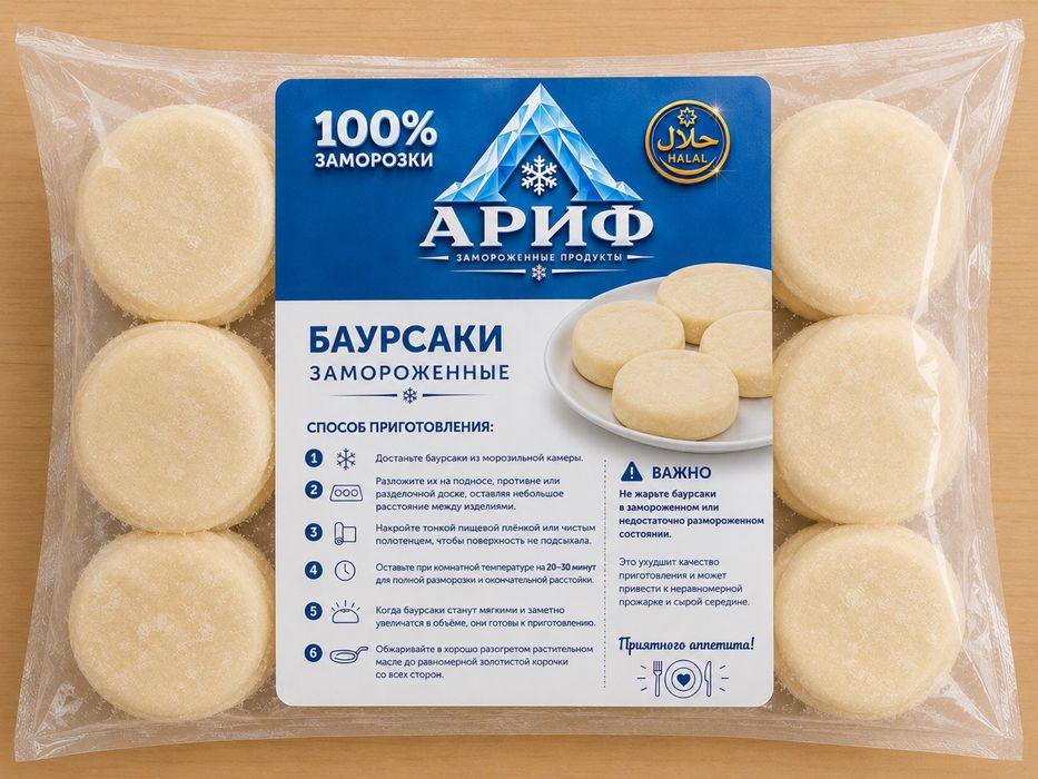 Баурсаки мороженые под заказ