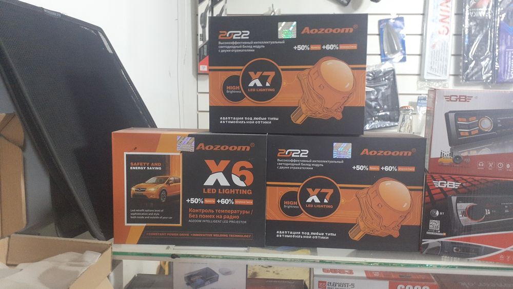 Установка Bi-Led (билэд)линз  на камри 30-35. Камри 40.45 камри 50.55