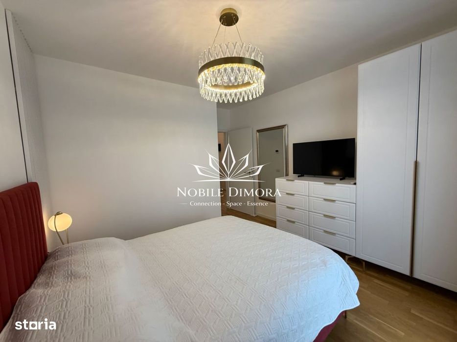 ISHO - Apartament cu 4 camere de lux, 2 bai, 2 balcoane, parcare priva