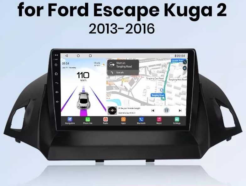 Мултимедия за Ford Kuga Escape C-max 2013-2017 Android, година, FORD, навигация, 2DIN, Андроид