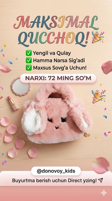Qiz bolalar  sumkasi