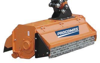 Tocătoare vegetatie pentru excavator buldoexcavator 1200 mm