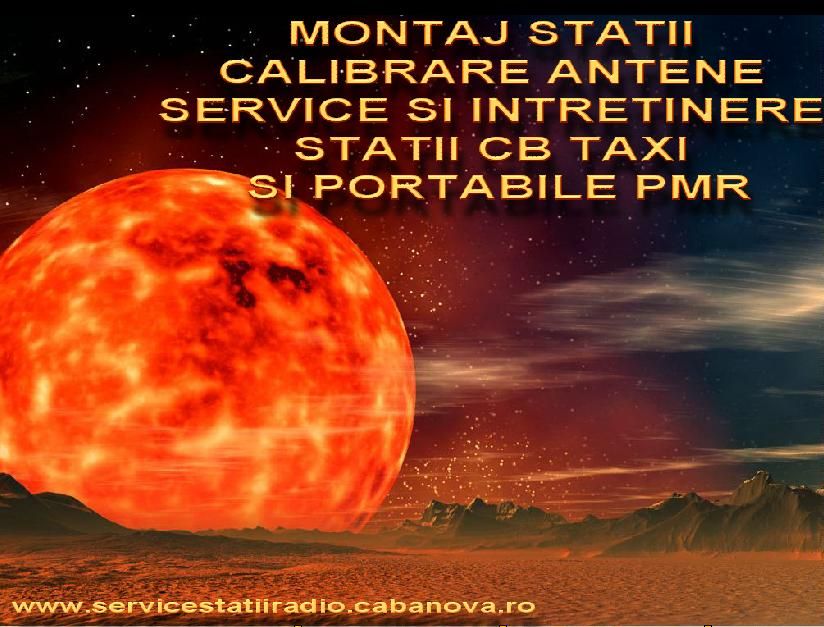 Reparatii Programare Statii radio CB Taxi Calibrare Antene
