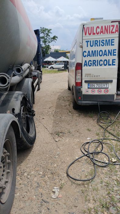 Vulcanizare mobila,turisme, camioane, tractoare.