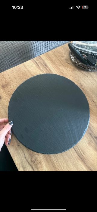 Platou servire rotativ Crofton - Ardezie naturală 32 cm