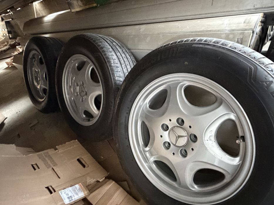 Диски с шинами оригинал w140