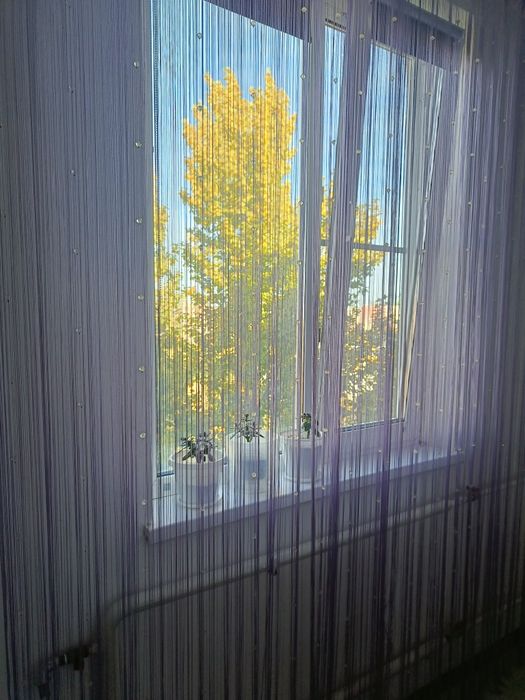 Шторы верёвочные с бусинками