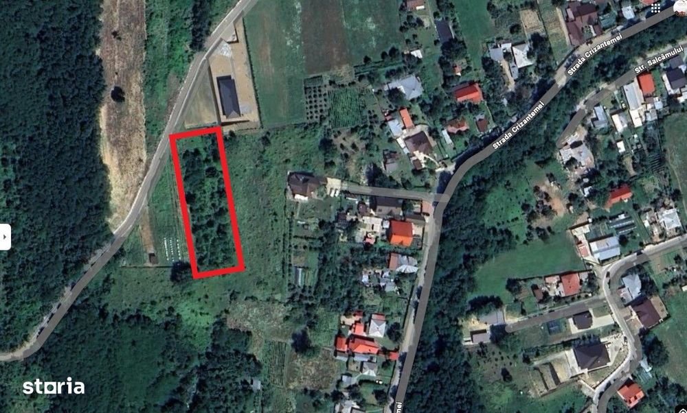 Teren  intravilan de vânzare 1470mp în Hemeius, str Linistii