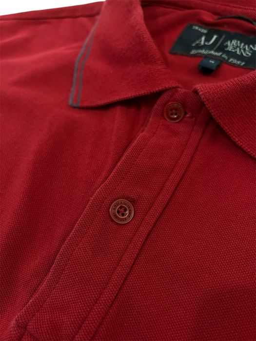 Armani Jeans оригинална мъжка тениска с яка, M размер