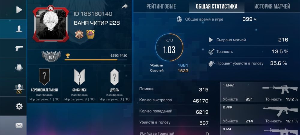 Продам аккаунт в стандофф