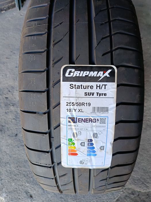 НОВИ ЛЕТНИ -19цола -255/50-1бр.-210лв."GRIPMAX"-с монтаж и баланс