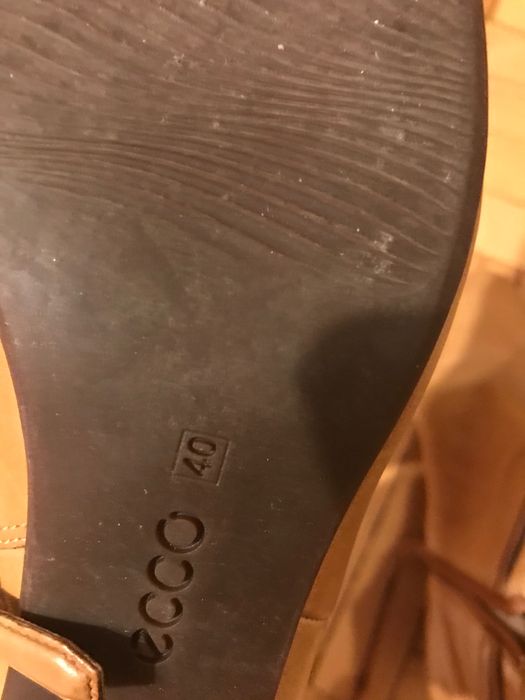 Дамски боти Ecco, размер 40, телесен цвят, тесни