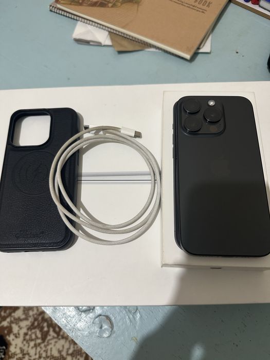 Айфон 15 про /iphone 15pro 8/256 86% чёрный титан
