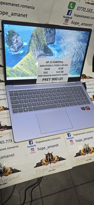 Hope Amanet P6 Laptop HP AMD RYZEN #163433