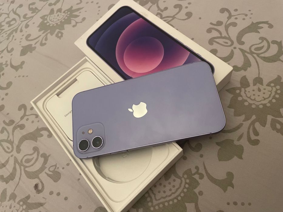 iPhone 12 Mov Purple 64 Gb orice rețea 10/10